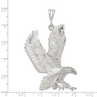 Sterling Silver Eagle Charm view 3