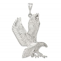 Sterling Silver Eagle Charm view 1