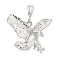 Sterling Silver Eagle Charm view 4