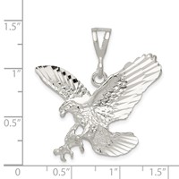 Sterling Silver Eagle Charm view 3
