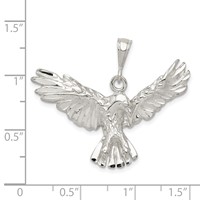 Sterling Silver Eagle Pendant view 3