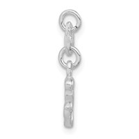 Sterling Silver Polished Anchor Charm view 2