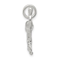 Sterling Silver Flamingo Charm view 2