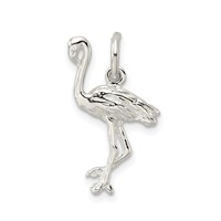 Sterling Silver Flamingo Charm view 4