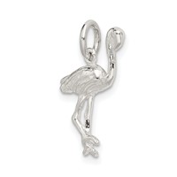Sterling Silver Flamingo Charm view 5