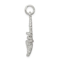 Sterling Silver Polished Scorpion Pendant view 2
