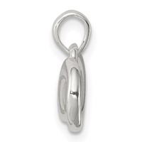 Sterling Silver Polished Infinity Symbol Pendant view 2