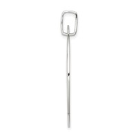Sterling Silver Polished Disc Pendant with Oval Cut-out view 2