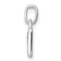 Sterling Silver Polished Enamel Abc 123 Pendant view 2