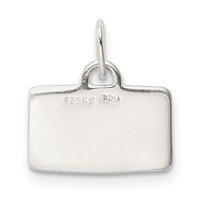 Sterling Silver Polished Enamel Abc 123 Pendant view 4