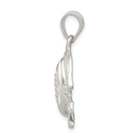 Sterling Silver Polished Football & Helmet Pendant view 2