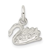 Sterling Silver Swan Charm view 4