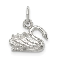 Sterling Silver Swan Charm view 1