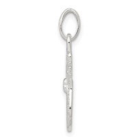 Sterling Silver Polished Cat Charm view 2