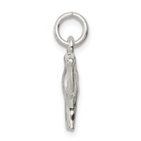 Sterling Silver Polished Mini 3-D Camel Reversible Pendant view 2