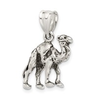 Sterling Silver Antiqued 3-D Camel Reversible Pendant view 5