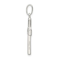 Sterling Silver Cut-out Cross Charm view 2