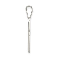 Sterling Silver Polished D C Cross Pendant view 2