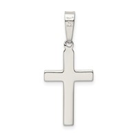 Sterling Silver Polished D C Cross Pendant view 3