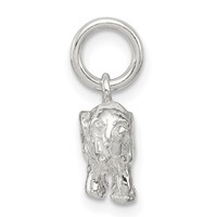 Sterling Silver Elephant Charm view 2