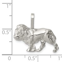 Sterling Silver Lion Charm view 3