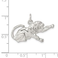 Sterling Silver Tiger Charm view 3
