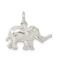 Sterling Silver Elephant Charm view 4