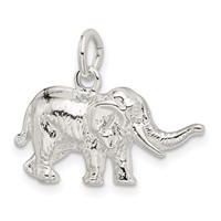 Sterling Silver Elephant Charm view 5