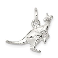 Sterling Silver Kangaroo Charm view 1