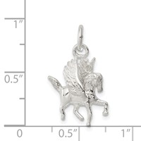 Sterling Silver Pegasus Charm view 3