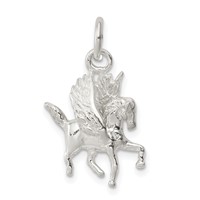 Sterling Silver Pegasus Charm view 1