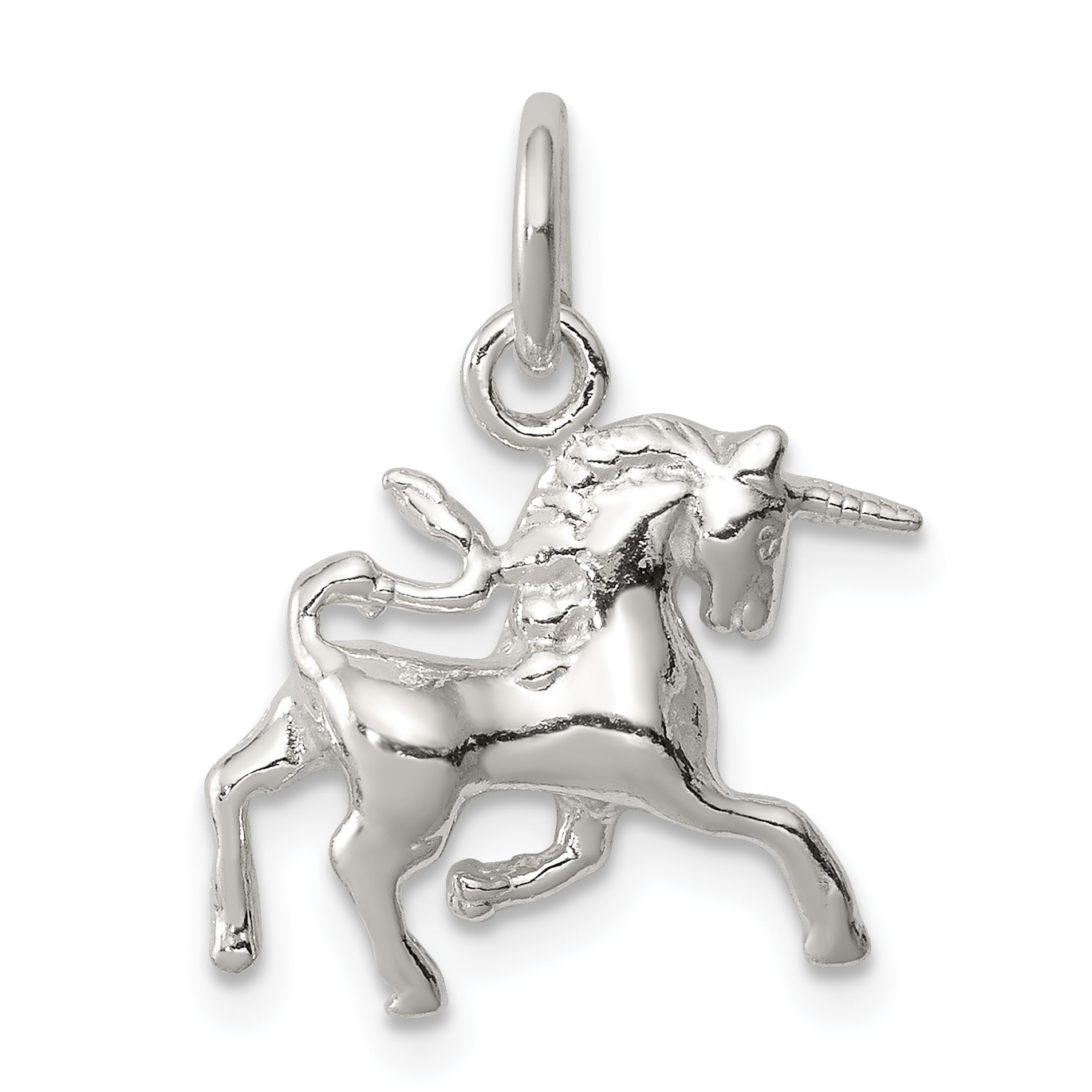 Sterling Silver Unicorn Charm (QC920)