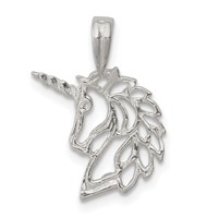 Sterling Silver Unicorn Charm view 1