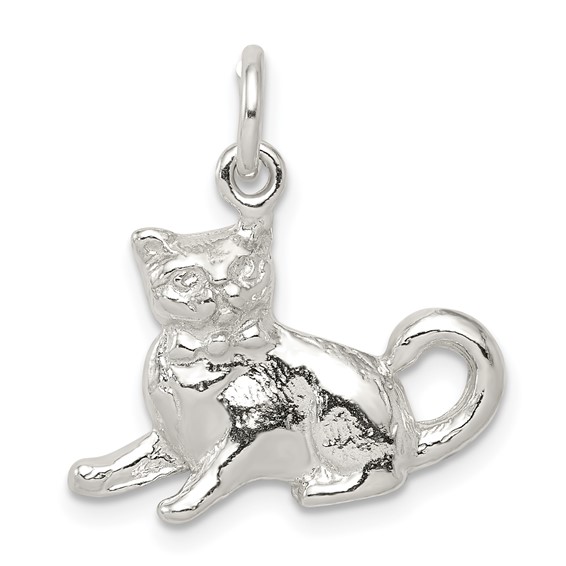 Sterling Silver Cat Pendants
