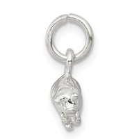 Sterling Silver Pig Charm view 2