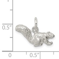 Sterling Silver Squirrel Charm view 4