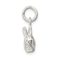 Sterling Silver 3-D Rabbit Charm view 2