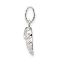 Sterling Silver Polished Owl Charm view 2