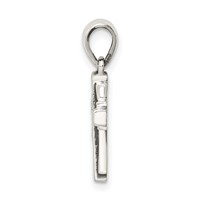 Sterling Silver Antiqued Cross Pendant view 2