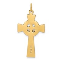 Sterling Silver & Gold-tone Inri Crucifix Pendant view 3