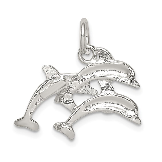 Sterling Silver Dolphin Pendants