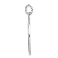 Sterling Silver Platinum-plated Enamel St. Christopher Medal view 2