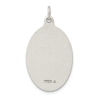 Sterling Silver Antiqued St. Joseph Medal view 3