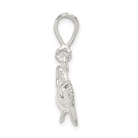 Sterling Silver Dolphin Charm view 2