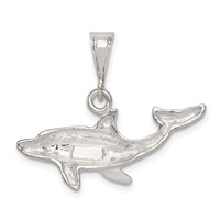 Sterling Silver Dolphin Charm view 4