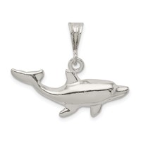 Sterling Silver Dolphin Charm view 1