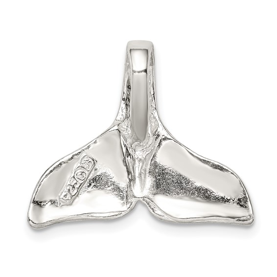 Sterling Silver Whale Tail Charm