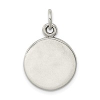 Sterling Silver Antiqued Star of David Pendant view 3