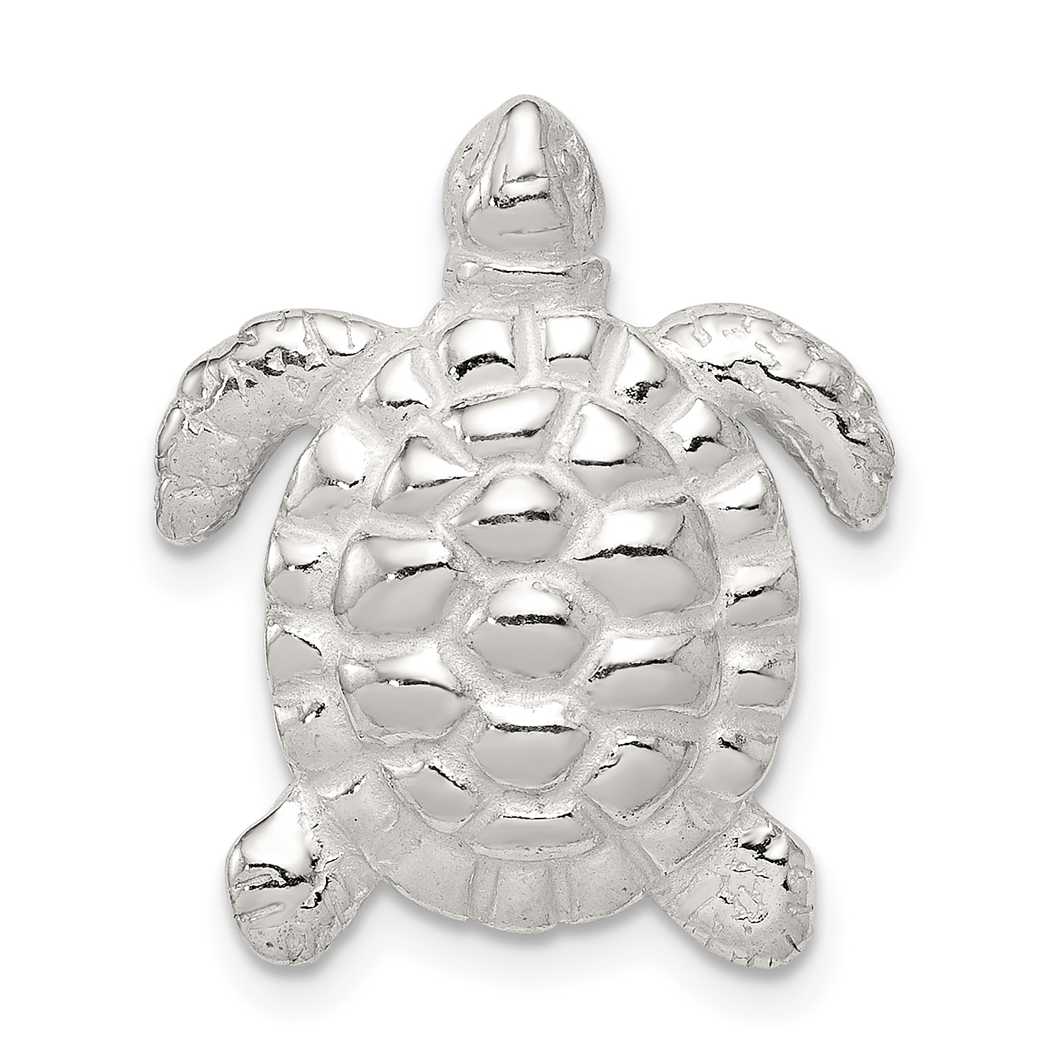 Sterling Silver Turtle Charm (QC947)