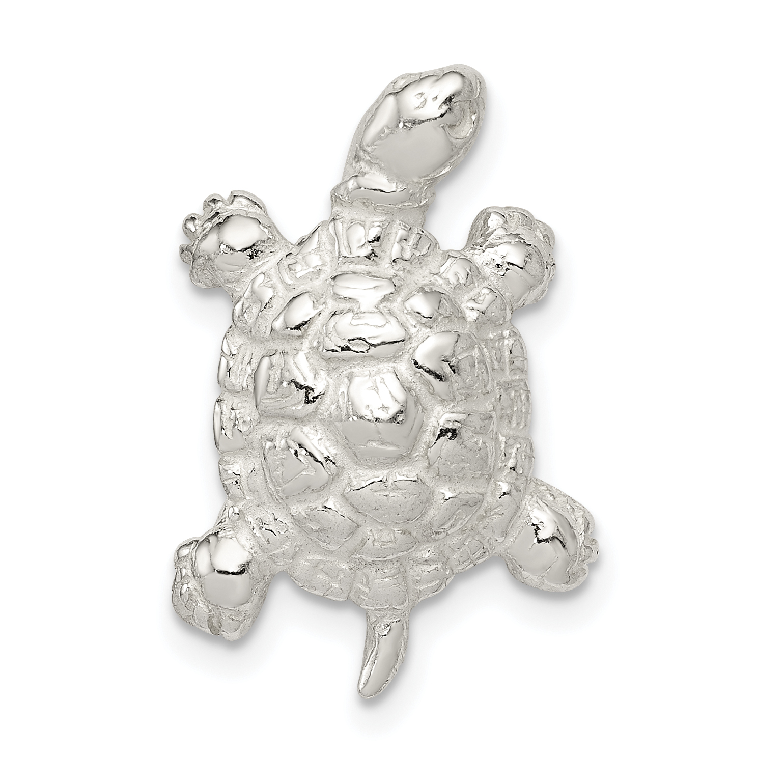 Sterling Silver Turtle Charm (QC948)